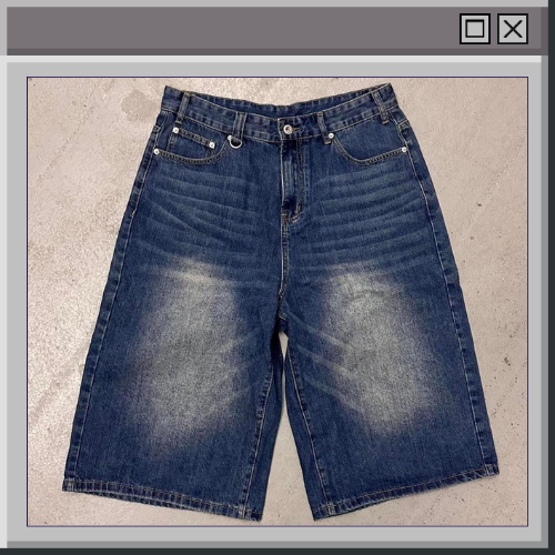 DESIRED Blue Washed Jorts