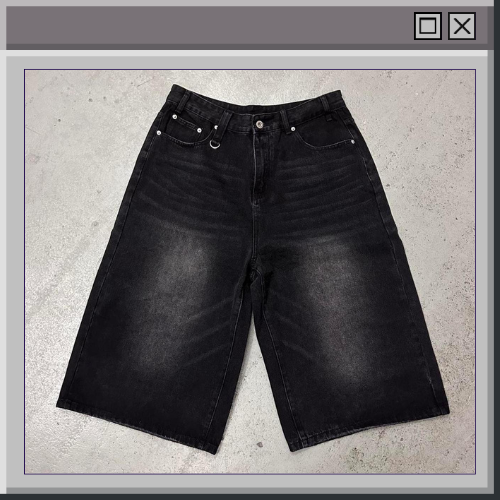 DESIRED Black Washed Jorts