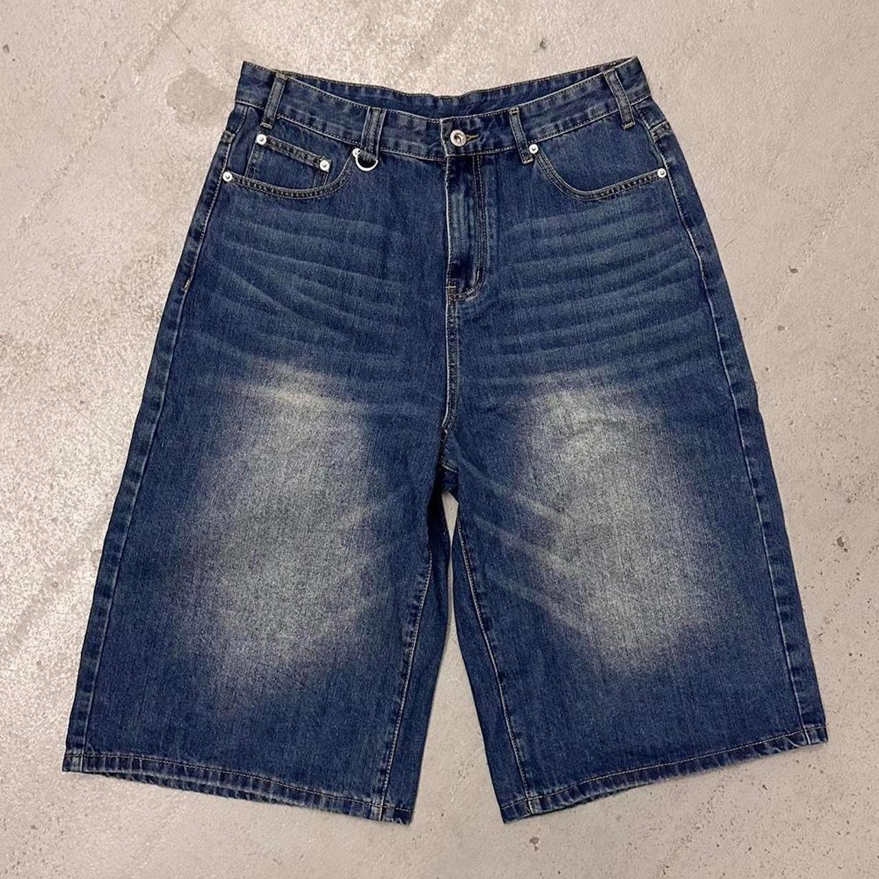 DESIRED Blue Washed Jorts