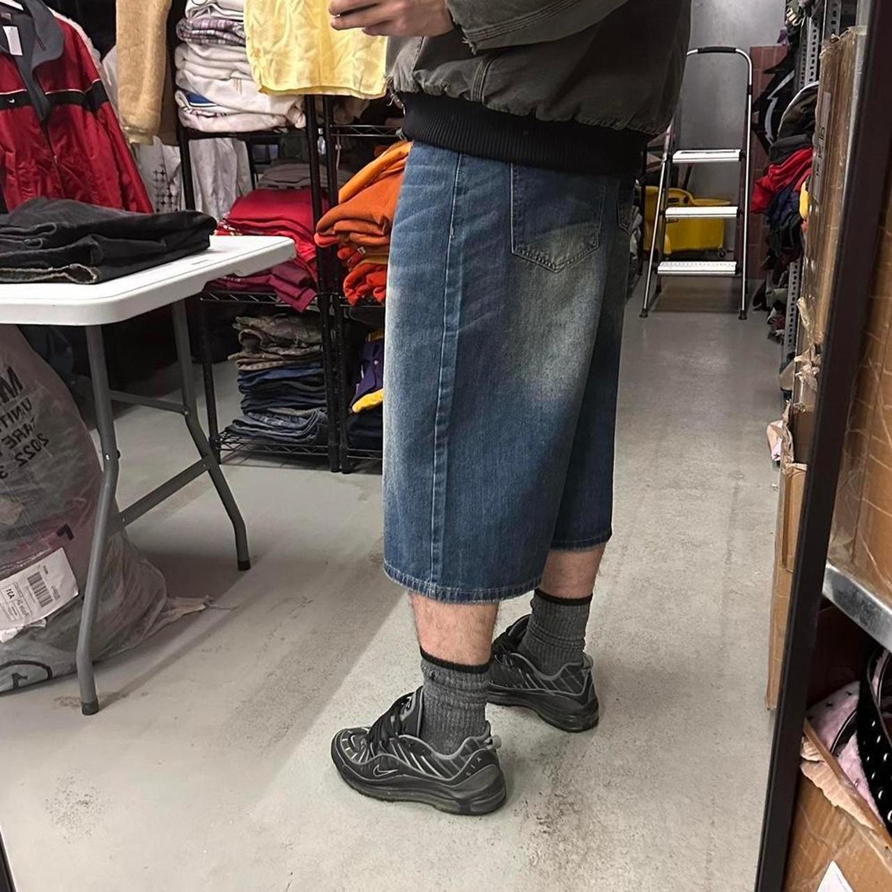 DESIRED Blue Washed Jorts