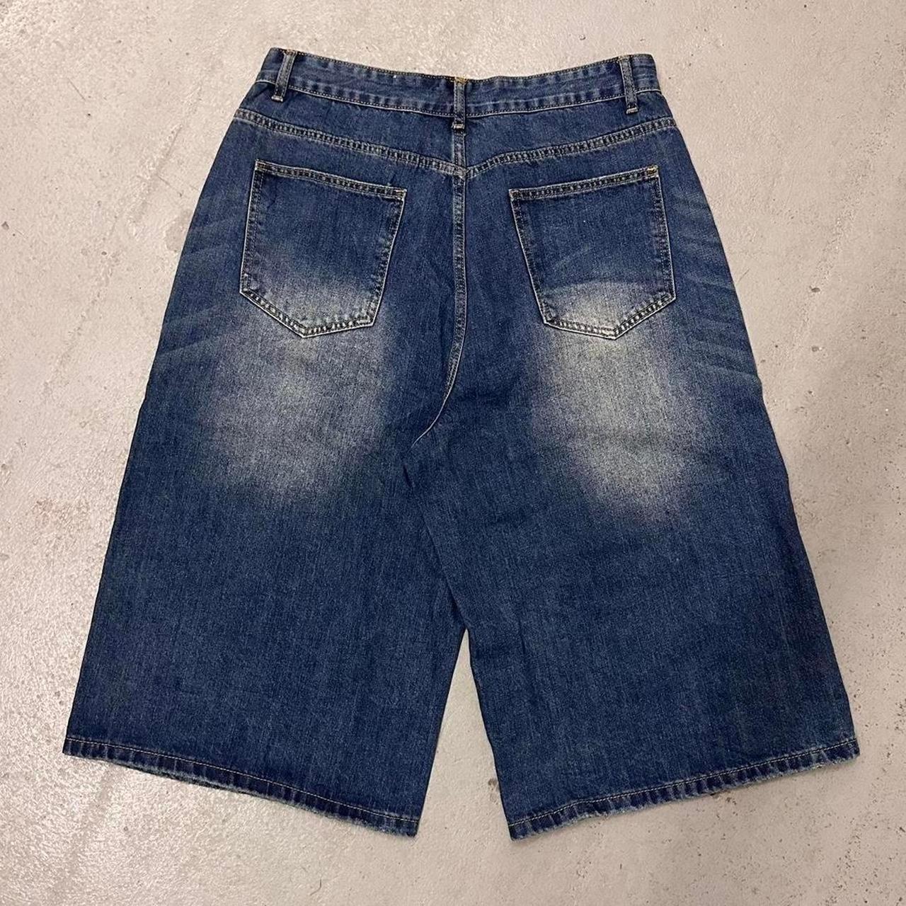 DESIRED Blue Washed Jorts